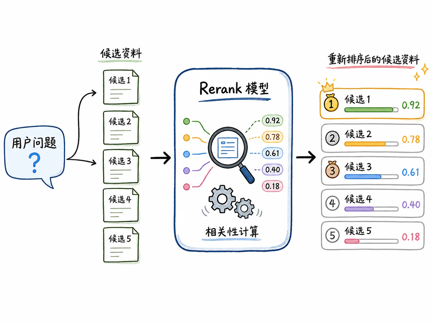 RAG Rerank 重排：候选文档精排与上下文压缩 配图 2