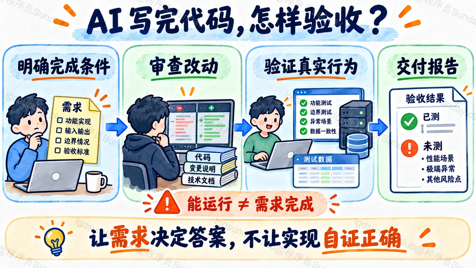 AI 写完代码，怎样验收？