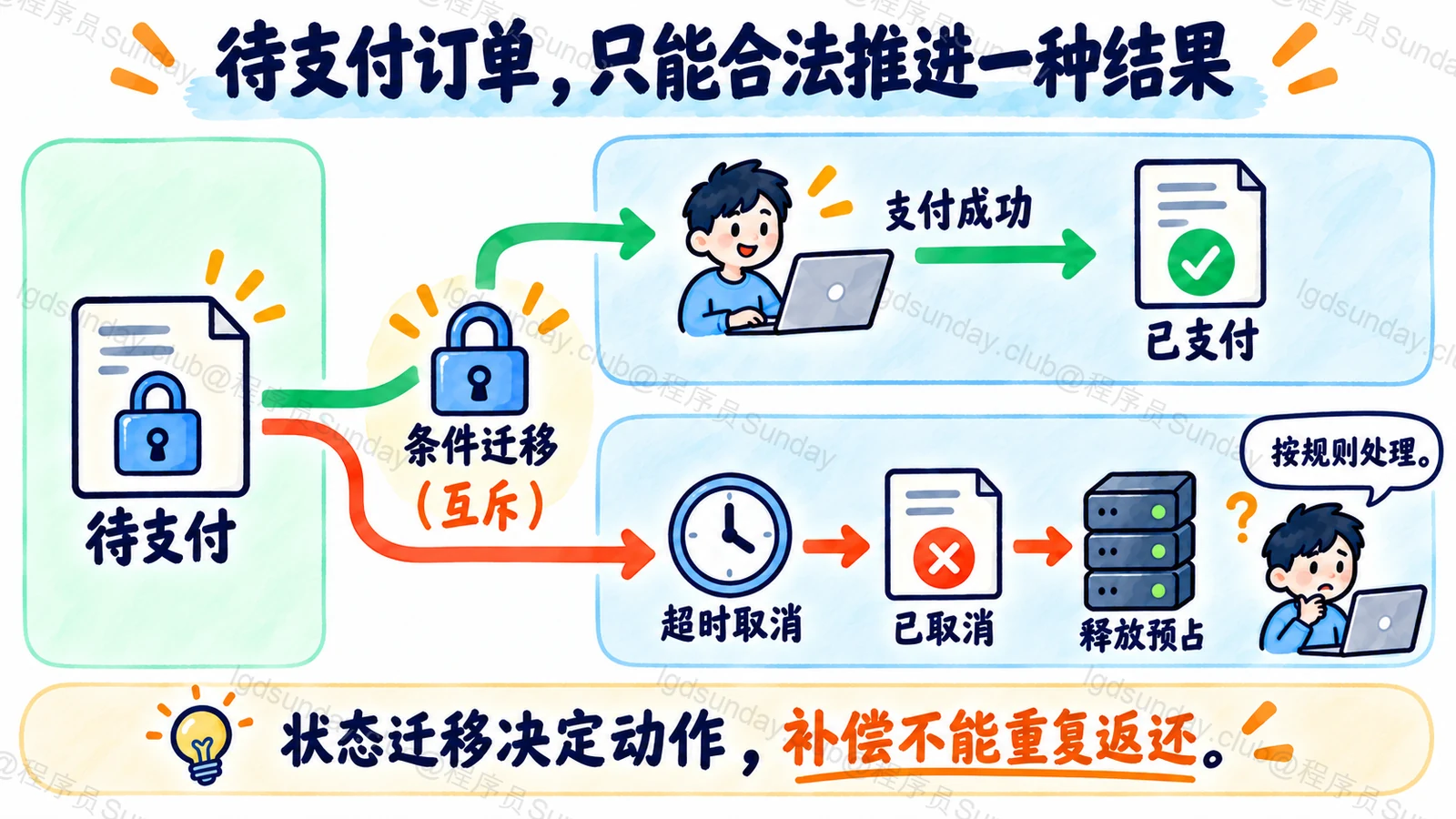 同一订单,不能既成交又返还