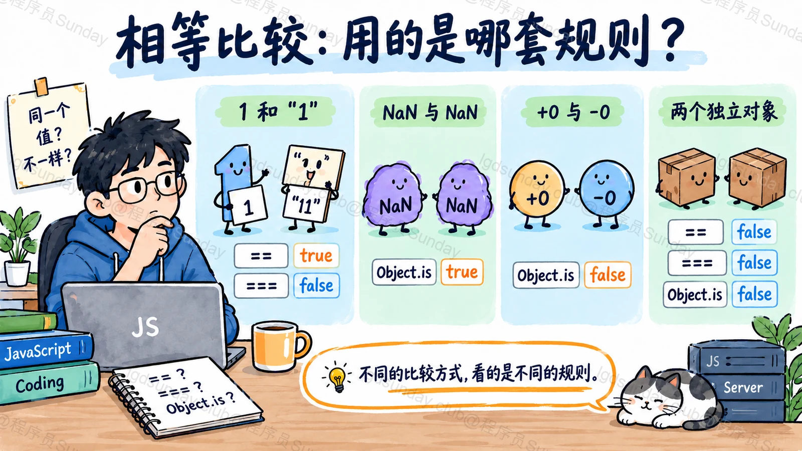 相等比较：用的是哪套规则？