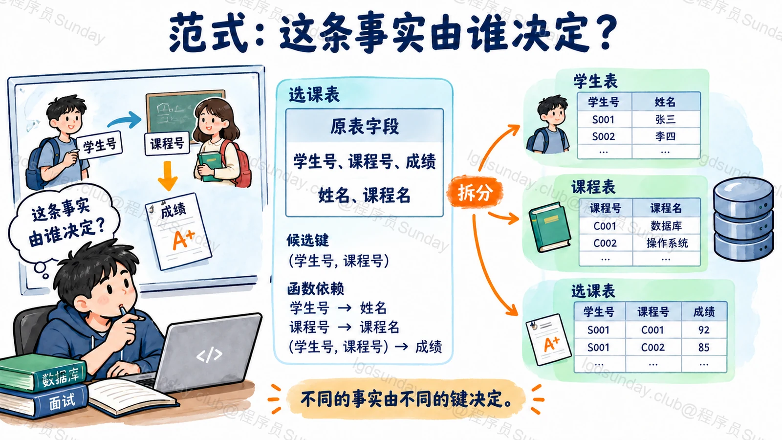 范式：这条事实由谁决定？