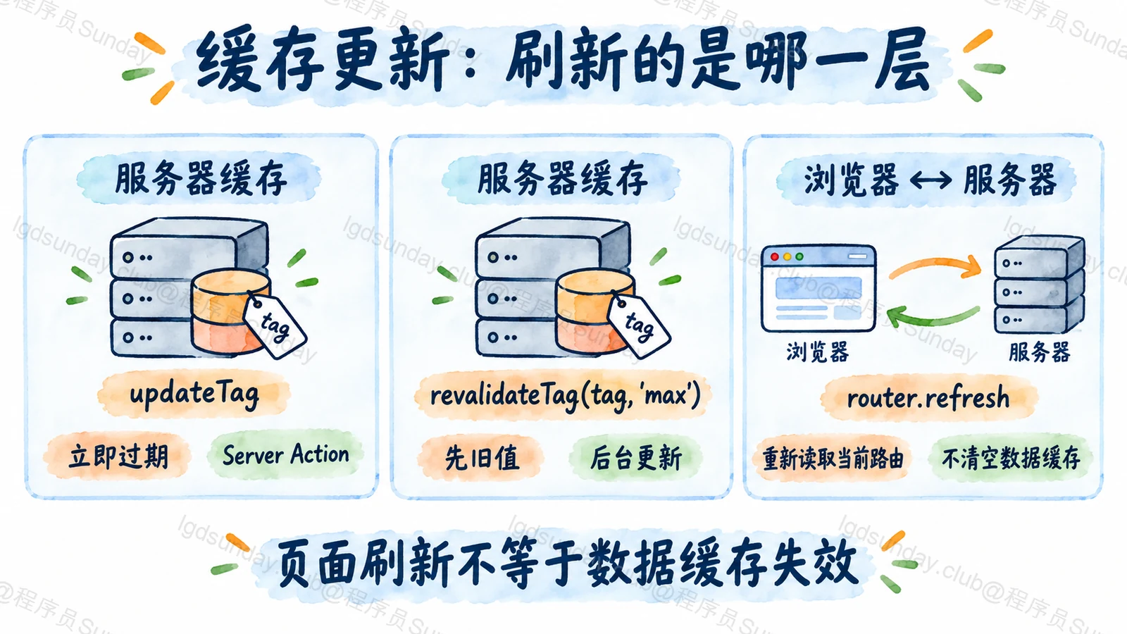 缓存更新：刷新的是哪一层：页面刷新不等于数据缓存失效