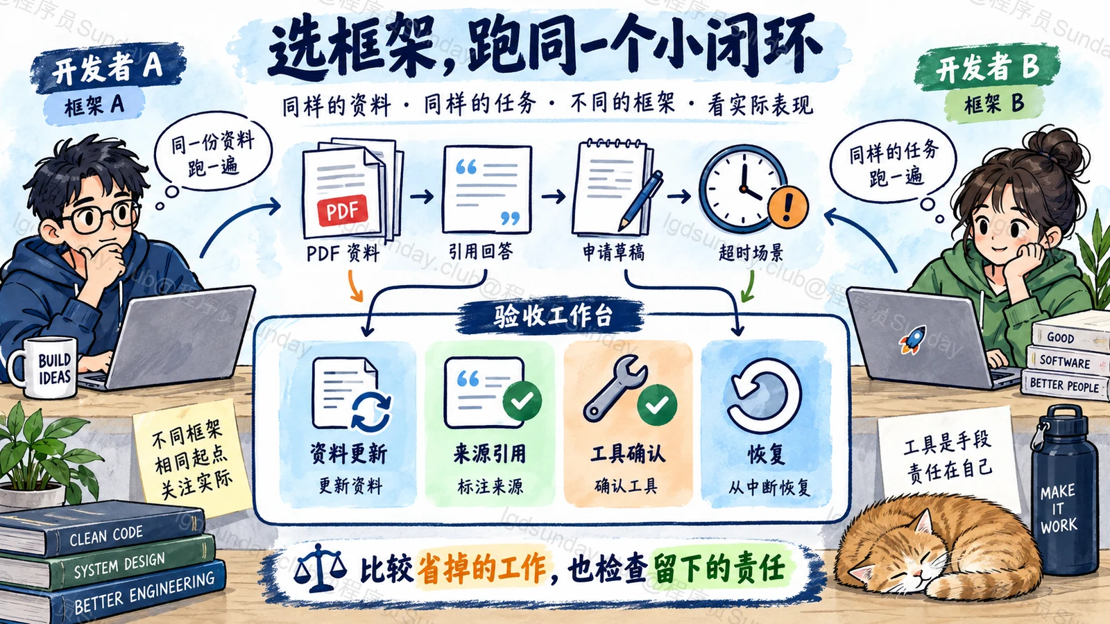 同任务验证框架的真实工作量