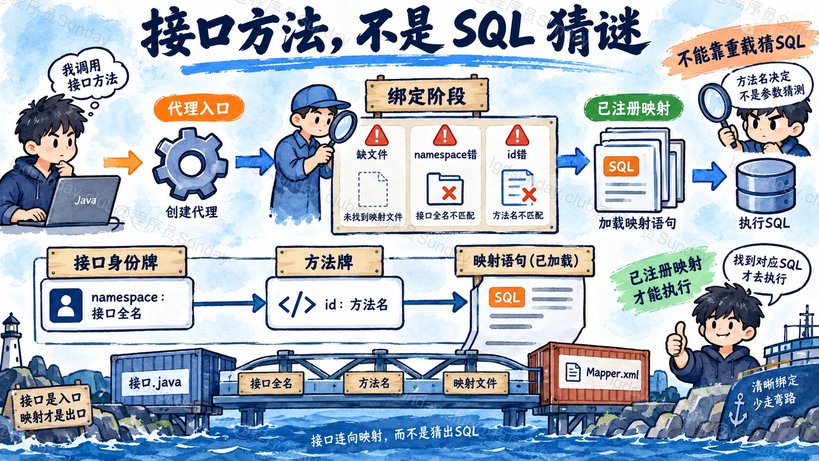 Mapper 方法与 SQL 定义必须明确匹配