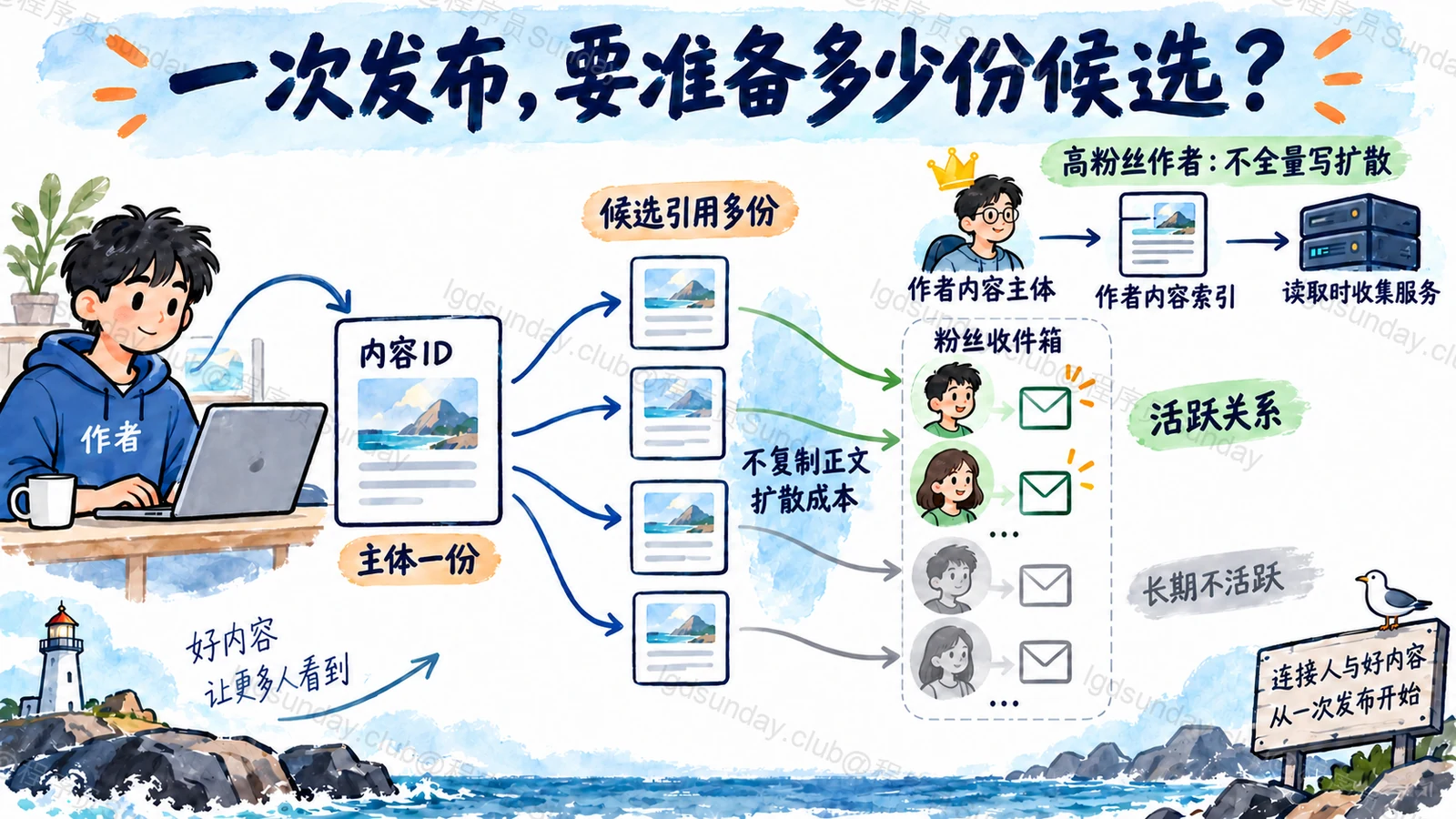 发布扩散与活跃关系的成本